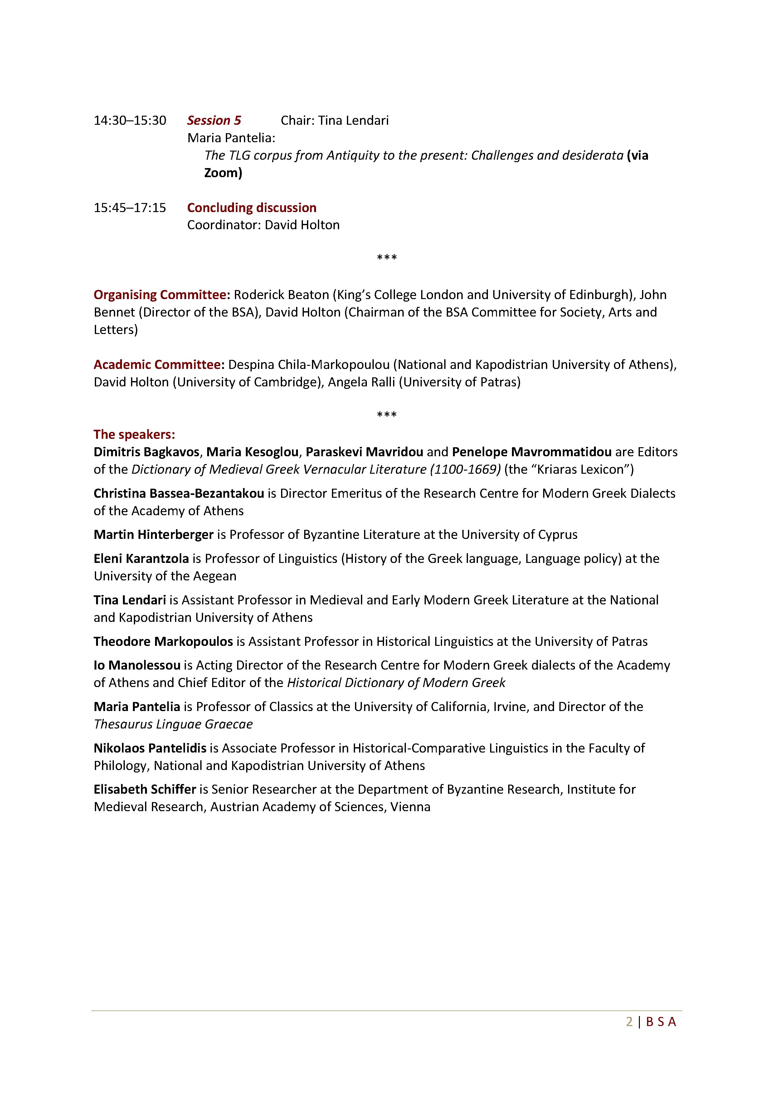 greek language programme bsa final